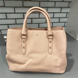 Kate Spade Pale Pink Handbag with Crossbody Strap